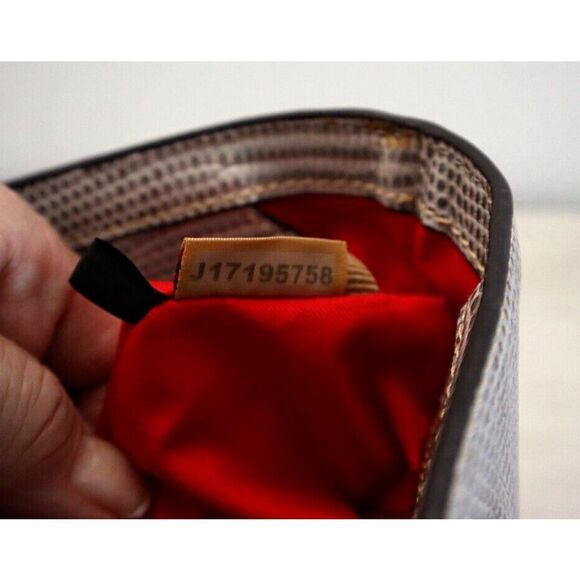 Dooney & Bourke Women's Gray Leather Embossed Lizard Lexington Tote Bag - Picture 15 of 15